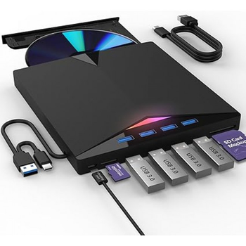Зовнішній Blu-ray привід USB 3.0 JOOPSHEE Blu-XD013 Black (R3695)