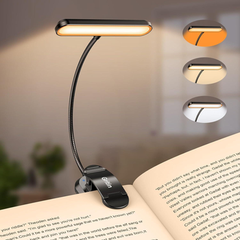 Настольная лампа для чтения аккумуляторная Gritin 19 LED гибкая 1200 mAh до 80 ч работы (G1321)