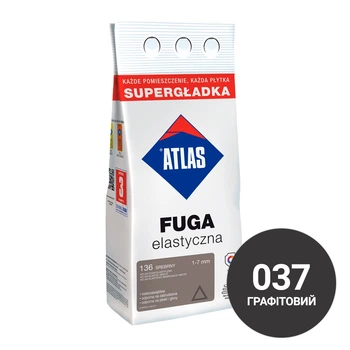 Фуга еластична для швів Atlas 037 графітовий 2 кг