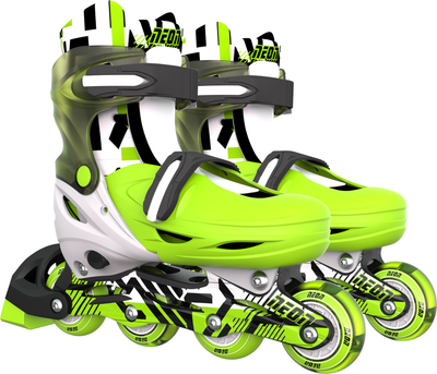 Роликовые коньки Neon Inline размер 30-33 зеленые (NI02G4)