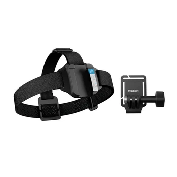 Кріплення на голову та кліпса на одяг кепку Telesin QHM-001 для екшн-камер GoPro, DJI Action (77085)