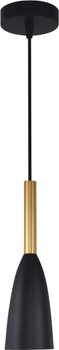 Lampa wisząca Light Prestige Solin 1 1xE27 Czarno-złota (LP-181/1P BK/GD)