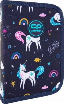 Пенал на блискавці CoolPack Clipper Mrs Unicorn з органайзером для ручок 20x14x3 см (F076935)