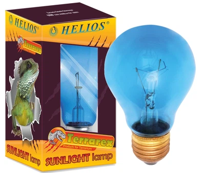 ЛАМПА ДЕННОГО СВІТЛА 60вт 230V E27 СИНЯ Terrarex ТМ Helios