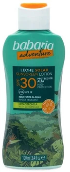 Молочко солнцезащитное для тела "Алоэ вера" - Babaria Adventure Sunscreen Lotion SPF50 100ml (1284779-327803563-2)