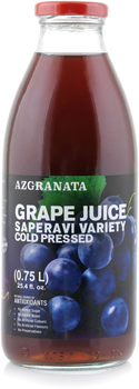 Сок холодного отжима Az-Granata Виноградный из сорта Саперави 0.75 л (4760081513665)