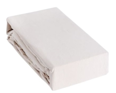 Простирадло Homla Pelly Premium джерсі Бежеве 90 x 200 см (5904183874081)