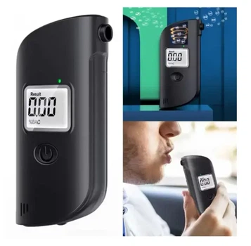 Алкотестер портативний з LCD дисплеєм тестер алкоголю 0-200 мг/100 мл