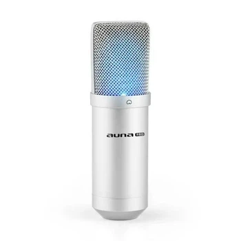 Конденсаторный микрофон Auna MIC-900S-LED USB (10028787)