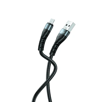 Кабель USB XO NB209 Micro 2.4A black (1613)