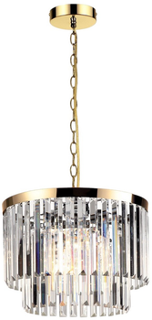 Lampa wisząca Light Prestige Vetro 5 x E14 antyczne złoto (LP-2910/5P AGD)