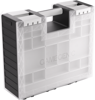 Walizka dwustronna Gamegenic Game Castle Black/White/Clear GGS22038ML (4251715414569)