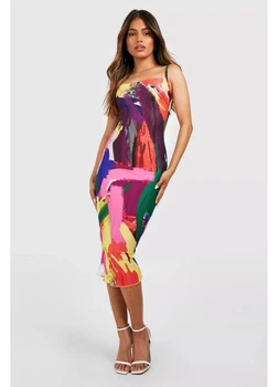 Платье boohoo 36 Комбинированный GZZ52571