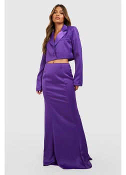 Спідниця boohoo 36 Фіолетовий GZZ52140
