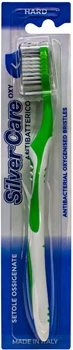 Зубная щетка Silver Care Oxygen Жесткая Зеленая (5522) (8009315055264)