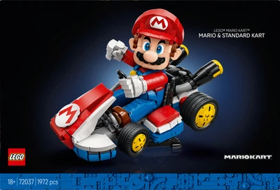 Конструктор LEGO Super Mario Mario Kart: Mario и Standard Kart 1972 детали (72037)