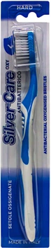 Зубная щетка Silver Care Oxygen Жесткая Голубая (5522) (8009315055240)