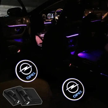 Проектор-подсветка дверей авто с логотипом Opel Цена за 1шт (с магнитом, на скотче)