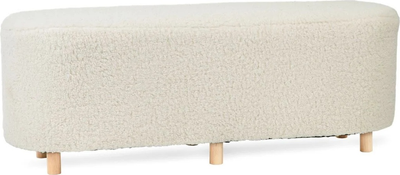 Ławka Homla ELSA 120 x 40 x 44 cm Beżowa (5904183828763)