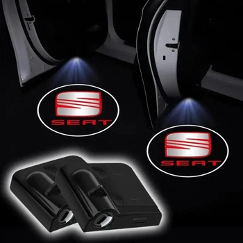 Проектор- підсвітка дверей авто з логотипом Seat Ціна за 1шт (з магнітом, на скотчі)
