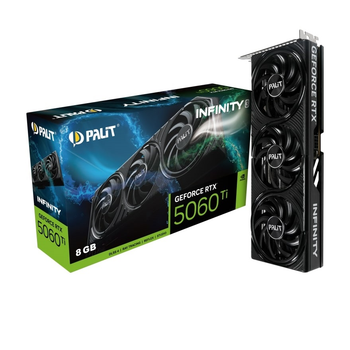 Відеокарта GF RTX 5060 Ti 8GB GDDR7 Infinity 3 Palit (NE7506T019P1-GB2062S)