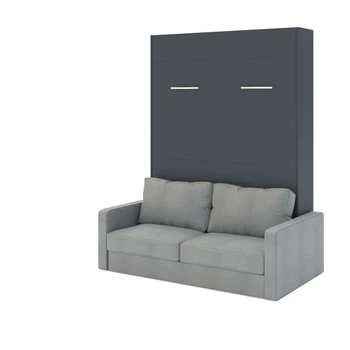 Шкаф-Кровать-Диван Smartmebel MIRA SOFA PLUS NEW 160х200 см Антрацит (N 100-12:A)