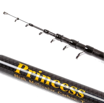 Удилище болонское Mikado Princess 5м (5-25g) с кольцами (карбон)