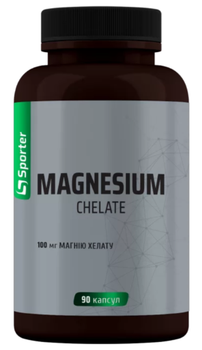Магній Хелат Sporter Magnesium Chelate 90 капс