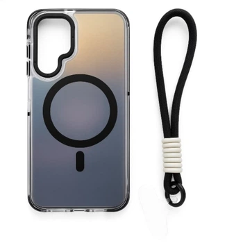 Чохол - накладка Omeve Chameleon для Samsung Galaxy A26 5G з MagSafe кільцем і шнурком black