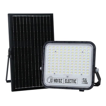 Прожектор світлодіодний на сонячній батареї "TIGER PRO-200" 200W 6400K
