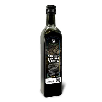 Олія з насіння гарбуза 100% (скло) ECOPROD 250мл