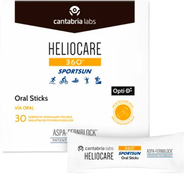 Дієтична добавка Cantabria Labs Heliocare 360º Sportsun 30 саше (8436574364491)