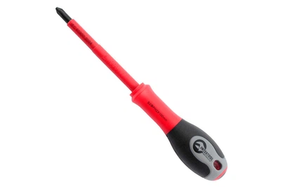 Отвертка Intertool крестовая PH0 х 60 мм диэлектрическая