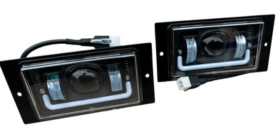 Протитуманні фари LED ВАЗ 2110,2112, 2113-2115 ПТФ з лінзою100ват +ДХО