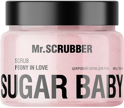 Сахарный скраб для тела Mr.Scrubber Sugar Baby Peony in Love 450 г (4823109703704)