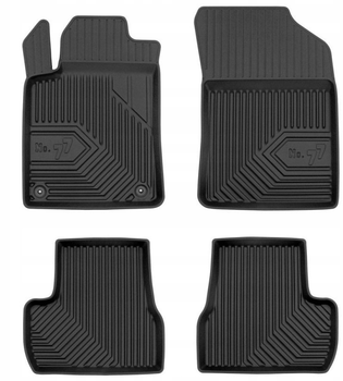 Комплект автомобільних килимків Frogum 77 для Citroen C3 II 2009-2016 4 шт (5902643443198)