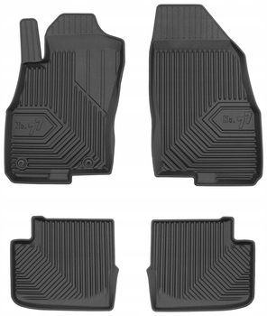 Комплект автомобільних килимків Frogum 77 для Fiat Grande Punto / Punto EVO 2005-2009 4 шт (5902643444478)