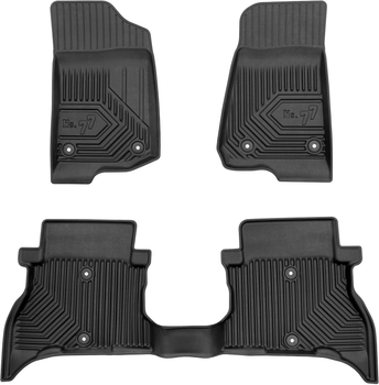 Комплект автомобільних килимків Frogum 77 для Jeep Wrangler 4xe з 2021 року 3 шт (5902643444867)