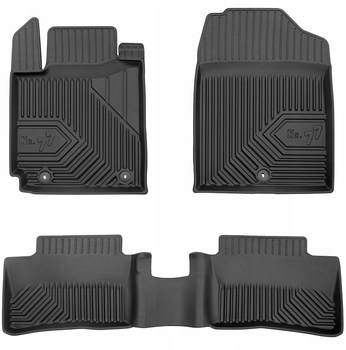 Комплект автомобільних килимків Frogum 77 для Kia Picanto II / III 2011-2017 3 шт (5902643444379)