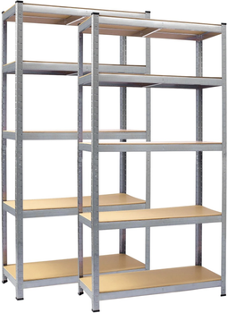 Складський стелаж Humberg HR-810 150 x 75 x 30 см 2 шт (5903890617608)