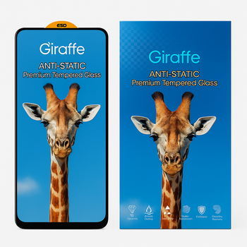 Защитное стекло Giraffe для Xiaomi Redmi Note 10 / Note 10S / Note 11 / Note 11S / Note 12S с черной рамкой
