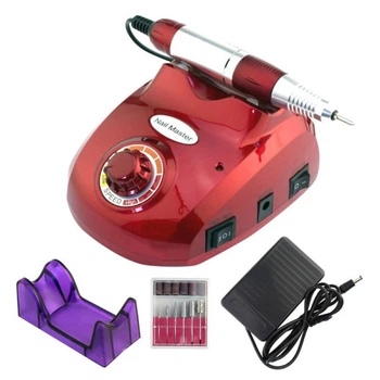 Фрезер Nail Master ZS-603 35000 оборотів/хв колір червоний – фото