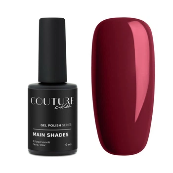 Гель-лак Couture Colour 195 темно-бордовый 9 мл