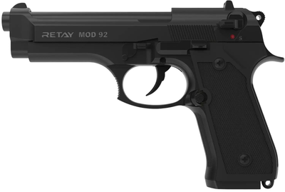Стартовий шумовий пістолет RETAY Mod.92 Black (Beretta 92FS)