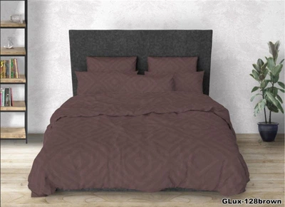 Комплект постельного белья MirSon Евро 200х220 см 17-0624&nbsp;Geometry&nbsp;Brown Бязь (2200008204440)