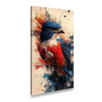 Картина на холсте Красивая абстрактная птица 160x80 см (85ML_XL)
