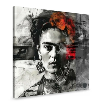 Картина на холсте Портрет Фриды Кало 50x50 см (325ML_M)