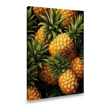 Картина на полотні Красиві ананаси 120x80 см (219ML_XL)