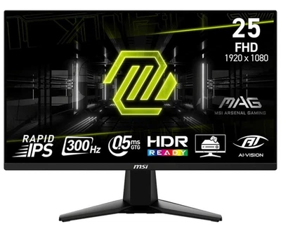 Монітор 24.5" MSI MAG 255XF (9S6-3BC21M-021) 1920x1080 (FullHD) IPS 300 Hz