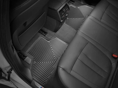 Коврики резиновые второго ряда Audi Q7 2017 - 2025 черный WeatherTech W692